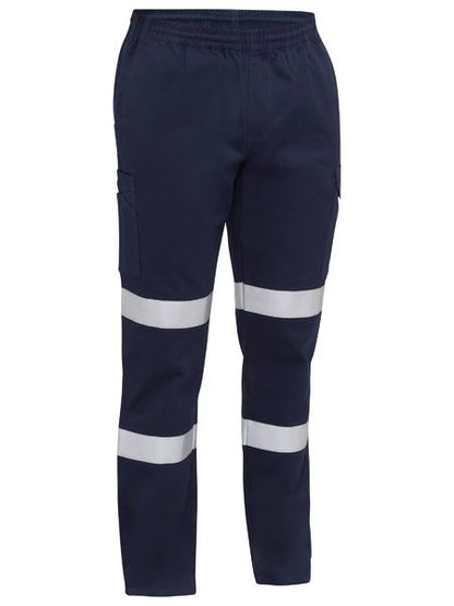Bisley - Taped Biomotion Stretch Cotton Drill Elastic Waist Cargo Work Pant  - BPC6029T