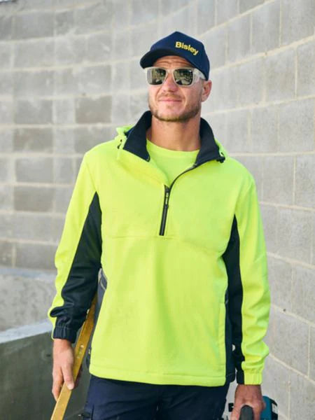 Bisley - Hi Vis Liquid Repellent Fleece Hoodie - BK6571