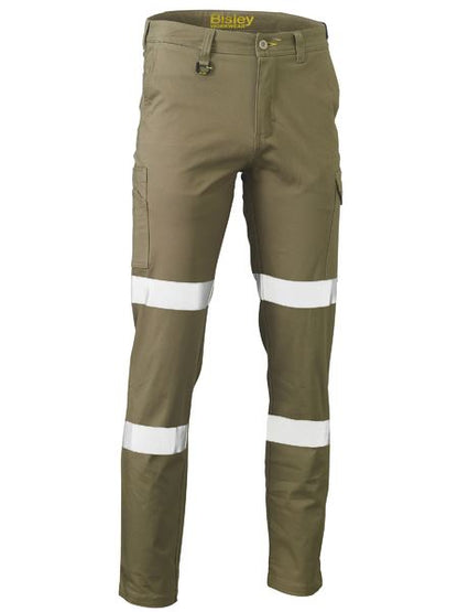 Bisley Taped Biomotion Stretch Cotton Drill Cargo Pants-BPC6008T