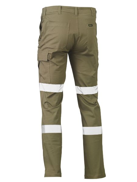 Bisley Taped Biomotion Stretch Cotton Drill Cargo Pants-BPC6008T