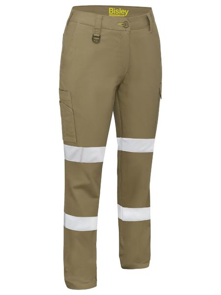 Bisley - Woman's Taped Stretch Cotton Drill Cargo Pants - BPLC6008T