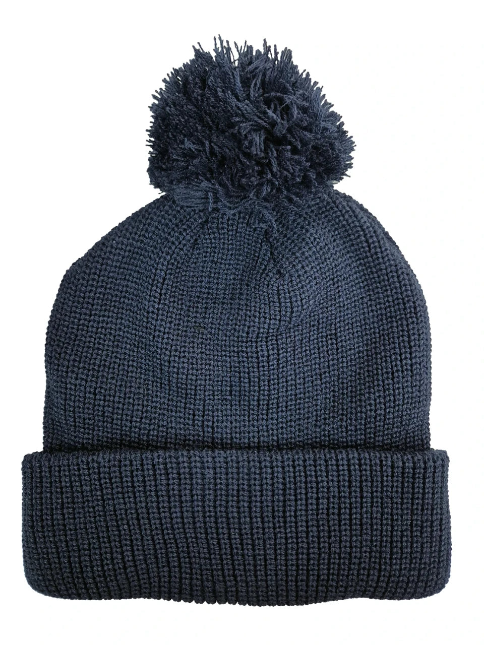 Headwear - 6 Seam Knitted Beanie W/ - Pom Pom - 3061