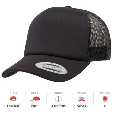 6320 Hi Crown Trucker Cap