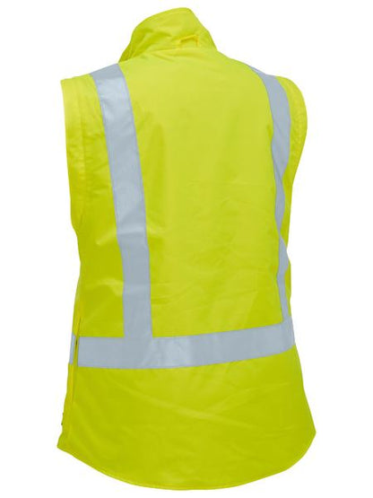 Bisley-Women's Taped Hi Vis 5 in 1 Rain Jacket-BKL6975