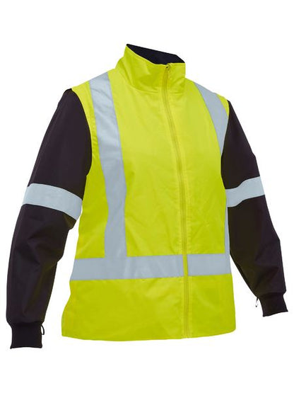 Bisley-Women's Taped Hi Vis 5 in 1 Rain Jacket-BKL6975