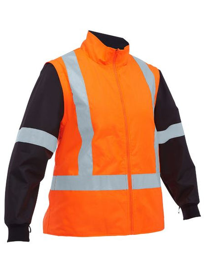 Bisley-Women's Taped Hi Vis 5 in 1 Rain Jacket-BKL6975