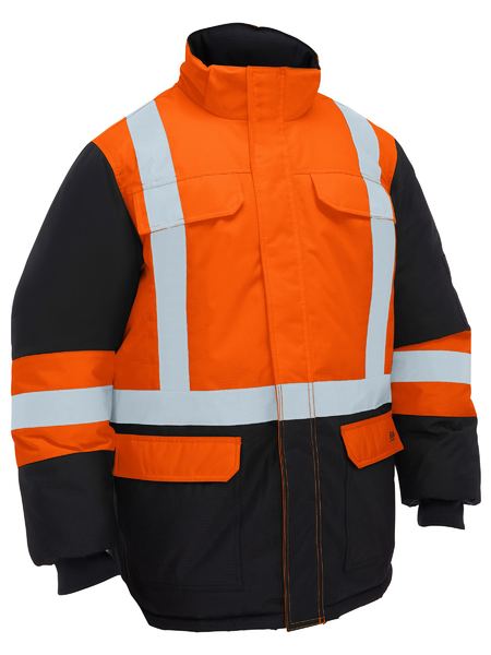 Bisley - H Taped Hi Vis Freezer Hooeed Jacket - BJ6454HT