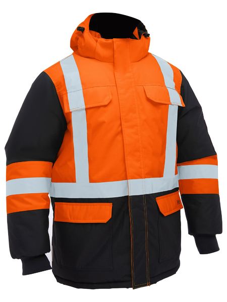 Bisley - H Taped Hi Vis Freezer Hooeed Jacket - BJ6454HT