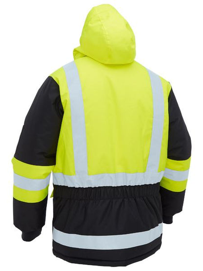 Bisley - H Taped Hi Vis Freezer Hooeed Jacket - BJ6454HT