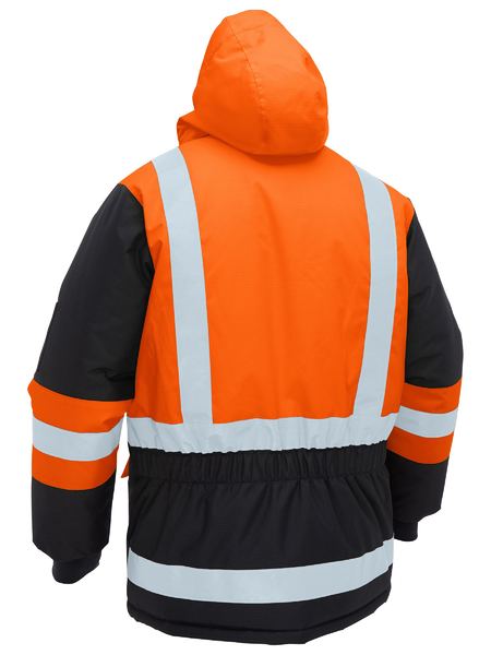 Bisley - H Taped Hi Vis Freezer Hooeed Jacket - BJ6454HT