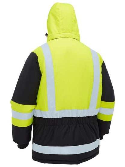 Bisley - H Taped Hi Vis Freezer Hooeed Jacket - BJ6454HT