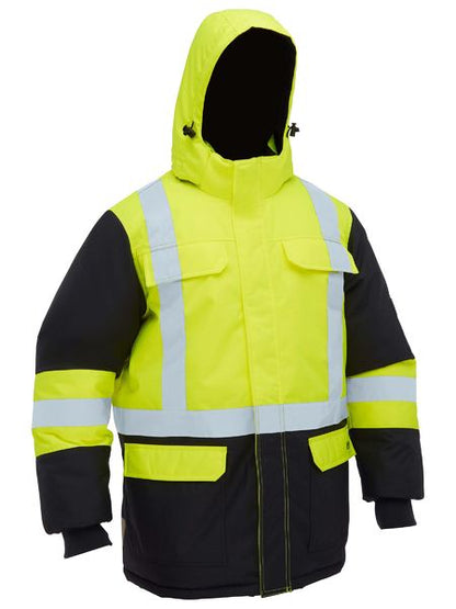 Bisley - H Taped Hi Vis Freezer Hooeed Jacket - BJ6454HT