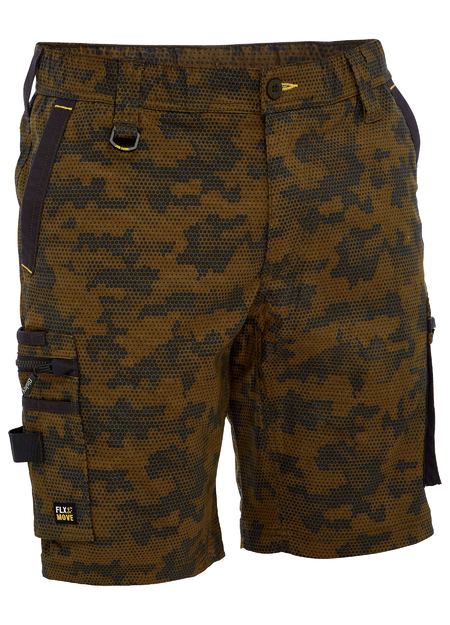 Bisley - Flx & Move™ Stretch Canvas Camo Cargo Short - Limited Edition- BSHC1337