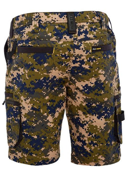 Bisley - Flx & Move™ Stretch Canvas Camo Cargo Short - Limited Edition- BSHC1337