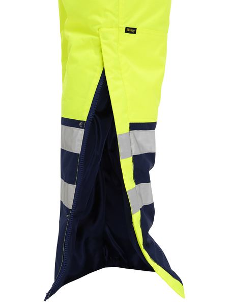 Bisley - Taped Hi Vis Freezer Bib & Brace Coverall - BAB6452T