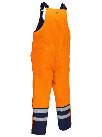 Bisley - Taped Hi Vis Freezer Bib & Brace Coverall - BAB6452T