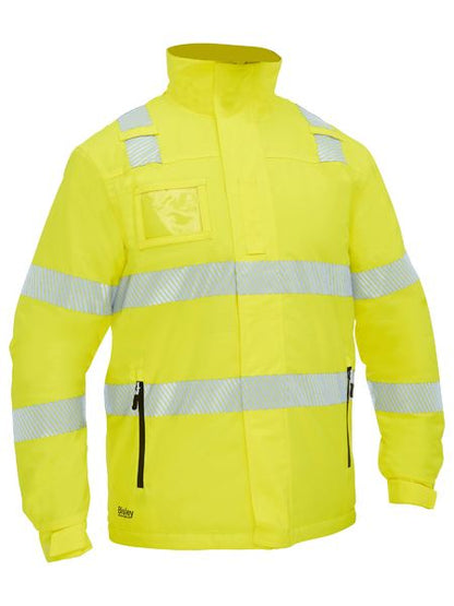 Bisley - Taped Hi Vis Heated Jacket With Hood - BJ6842T