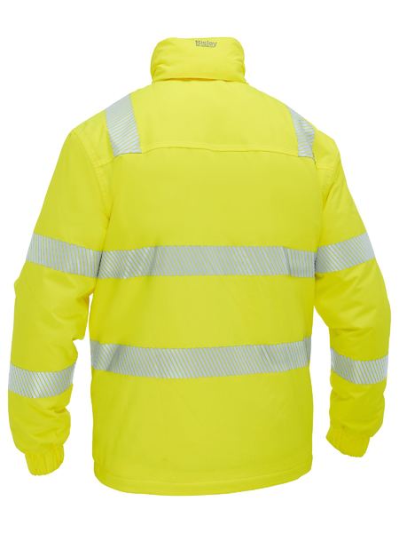 Bisley - Taped Hi Vis Heated Jacket With Hood - BJ6842T