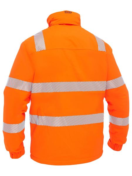 Bisley - Taped Hi Vis Heated Jacket With Hood - BJ6842T