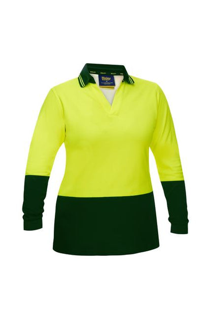 Bisley - Women's Hi Vis V-neck Polo - BKL6234
