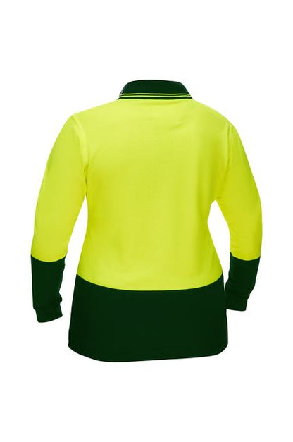 Bisley - Women's Hi Vis V-neck Polo - BKL6234