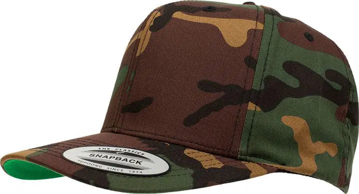 Camo 6689C Classic Snapback Cap (Pack of 5)