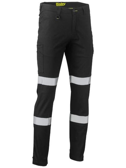 Bisley Taped Biomotion Stretch Cotton Drill Cargo Pants-BPC6008T