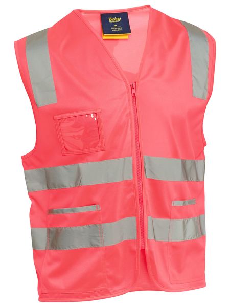 Bisley - Taped Hi Vis Safety Zip Vest - BV0341T