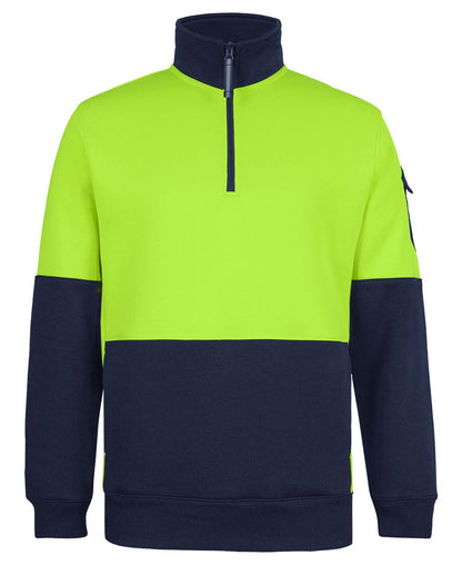 Jb's Wear - 350 Hi Vis 1/2 Zip Trade Fleece - 6CHVF