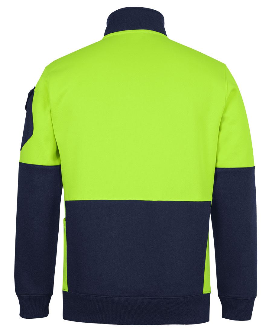 Jb's Wear - 350 Hi Vis 1/2 Zip Trade Fleece - 6CHVF