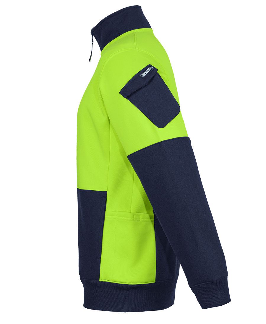Jb's Wear - 350 Hi Vis 1/2 Zip Trade Fleece - 6CHVF