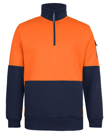 Jb's Wear - 350 Hi Vis 1/2 Zip Trade Fleece - 6CHVF