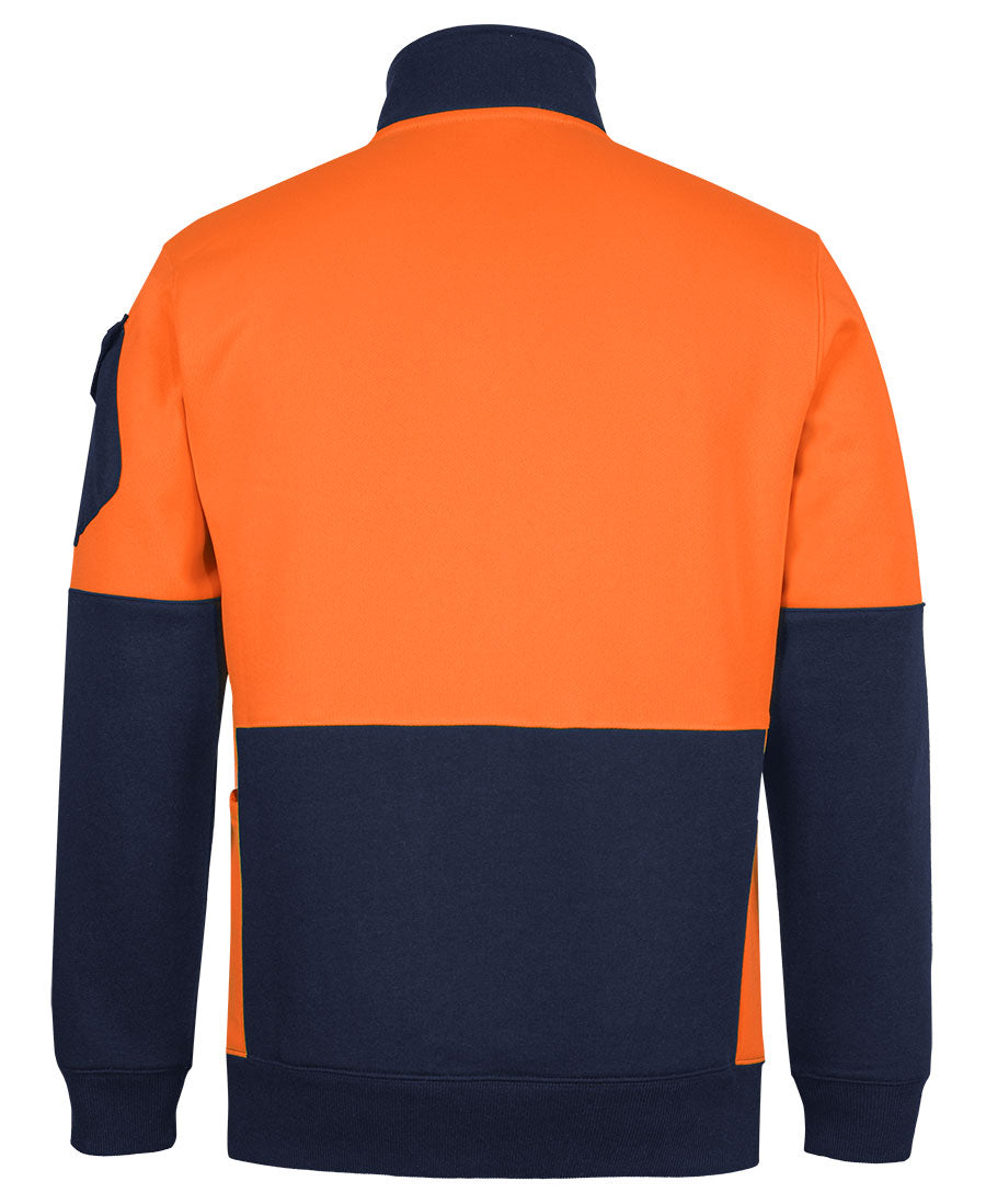 Jb's Wear - 350 Hi Vis 1/2 Zip Trade Fleece - 6CHVF