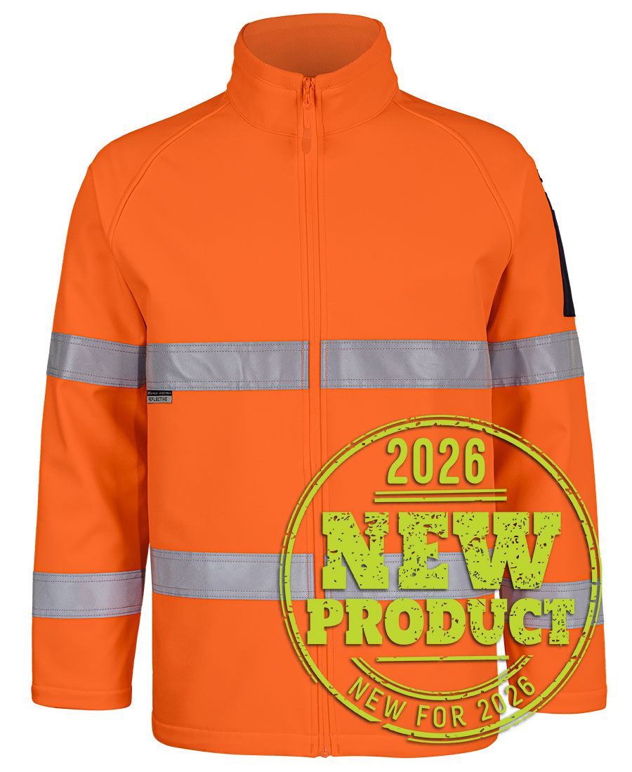 JB's Wear - Hi Vis 4602.1 (D+N) Softshell Jacket - 6D4LJ