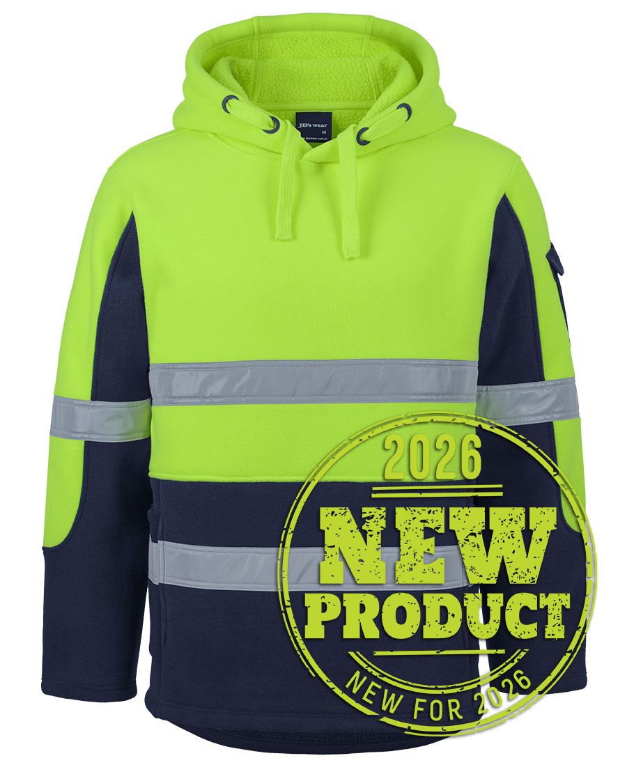 JB's Wear - Hi Vis D+N 450G Pull Over Shepherd Hoodie - 6DLP