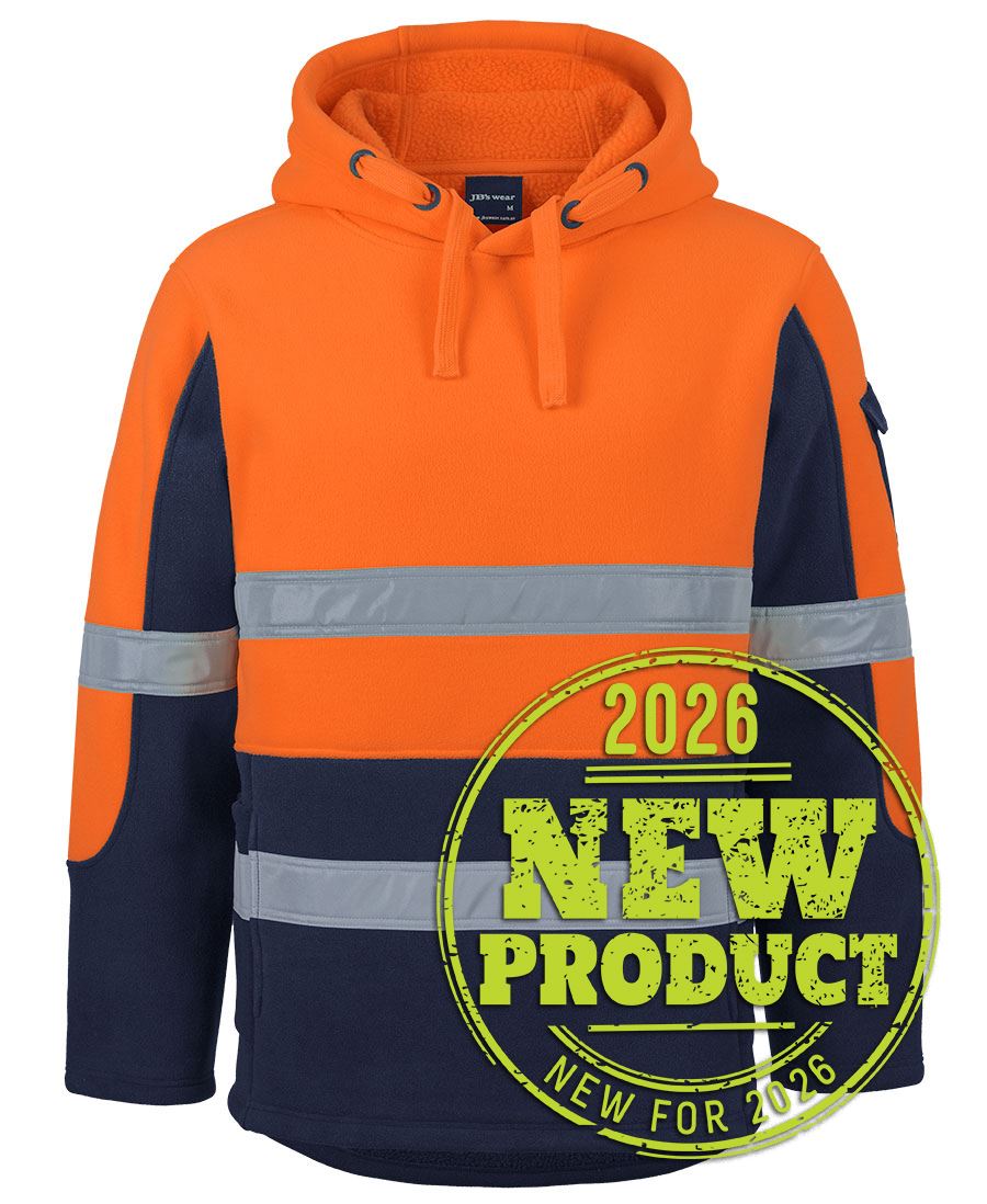 JB's Wear - Hi Vis D+N 450G Pull Over Shepherd Hoodie - 6DLP
