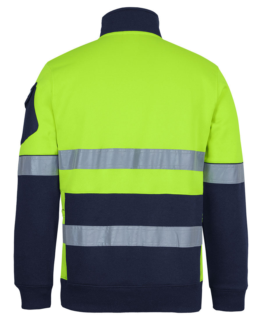 Jb's Wear - 350G Hi Vis (D+N) 1/2 Zip Trade Fleece - 6DNVF