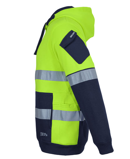 Jb's Wear - 350G Hi Vis (D+N) Trade Hoodie - 6DNVH