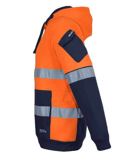 Jb's Wear - 350G Hi Vis (D+N) Trade Hoodie - 6DNVH