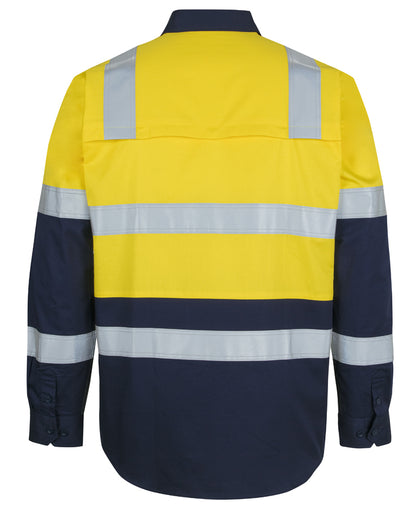 Jb's Wear - Hi Vis (D+N) L/S 150G Level 3 Work Shirt - 6DNW3