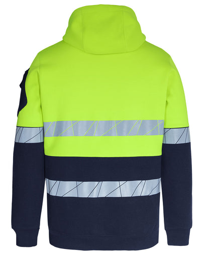 Jb's Wear - 450G Hi Vis Pull Over Hoodie With Fragmented Tape - 6DPFP