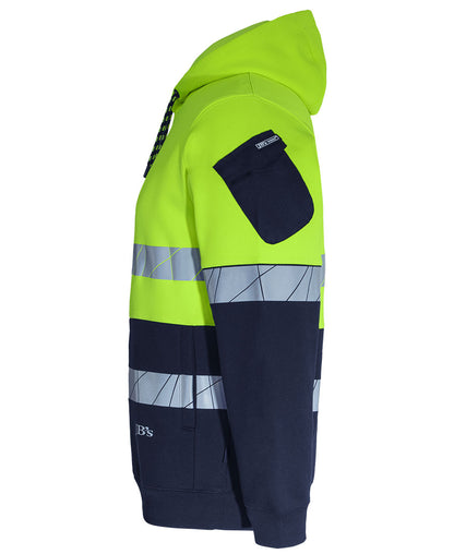 Jb's Wear - 450G Hi Vis Pull Over Hoodie With Fragmented Tape - 6DPFP