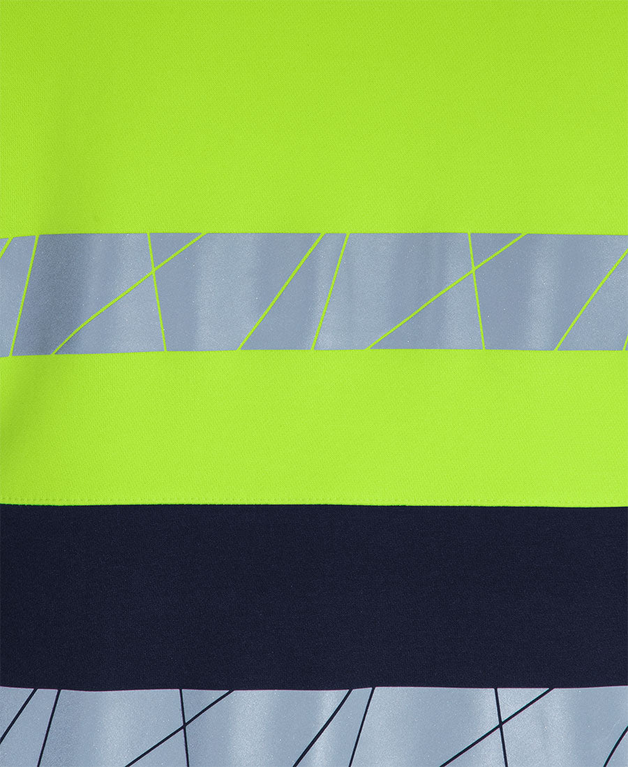 Jb's Wear - 450G Hi Vis Pull Over Hoodie With Fragmented Tape - 6DPFP