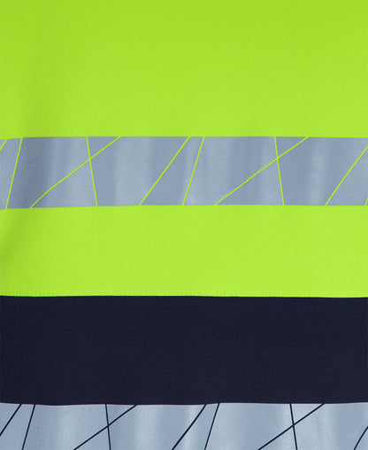 Jb's Wear - 450G Hi Vis Pull Over Hoodie With Fragmented Tape - 6DPFP
