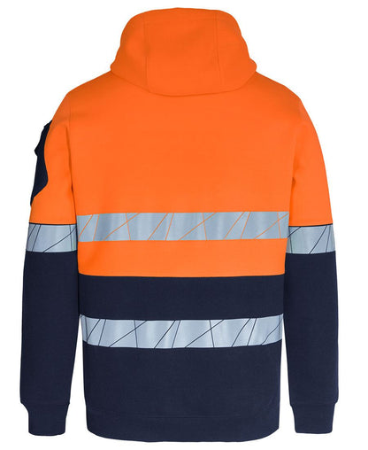 Jb's Wear - 450G Hi Vis Pull Over Hoodie With Fragmented Tape - 6DPFP