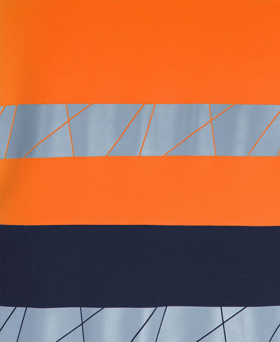 Jb's Wear - 450G Hi Vis Pull Over Hoodie With Fragmented Tape - 6DPFP