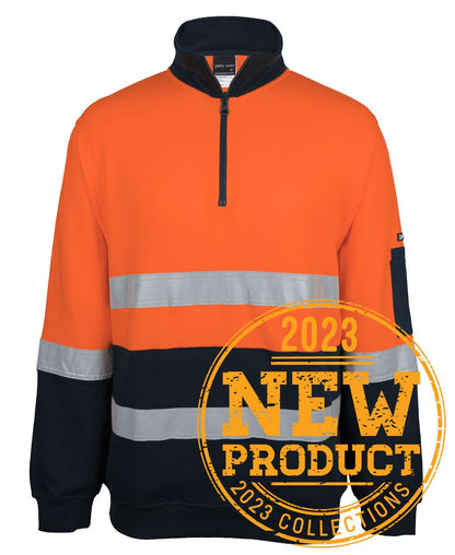 Jb's Wear - Hi Vis 310 (D+N) Cotton 1/2 Zip Fleece - 6DVFM