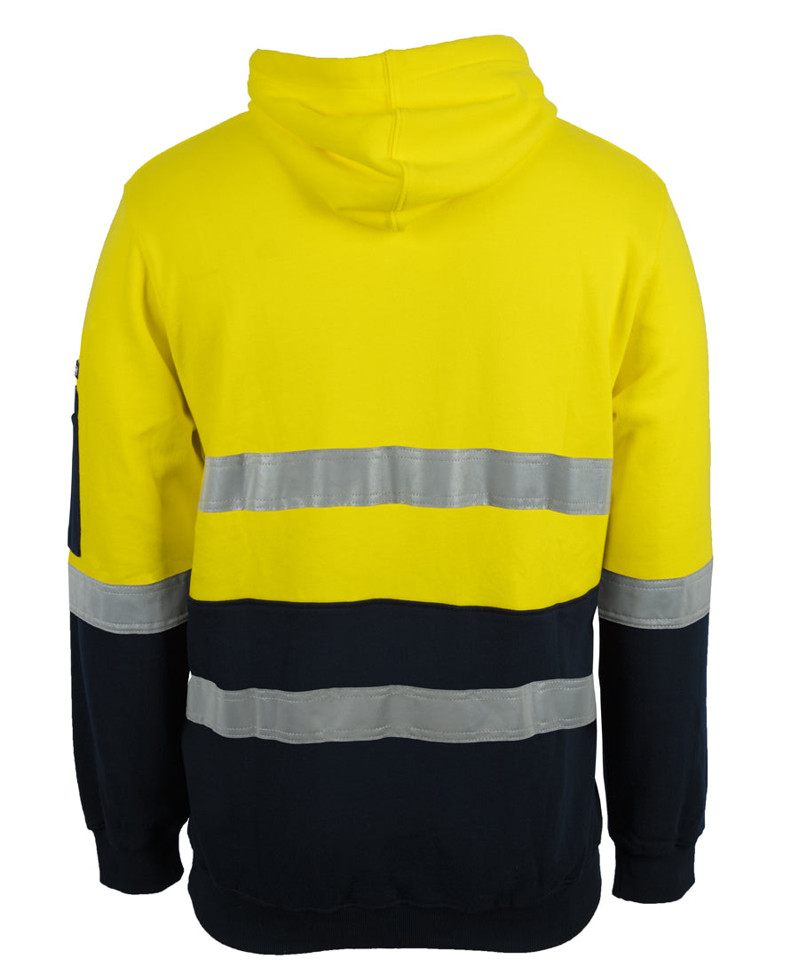 Jb's Wear - Hi Vis D+N 310 Cotton Pullover Fleece Hoodie - 6DVPM