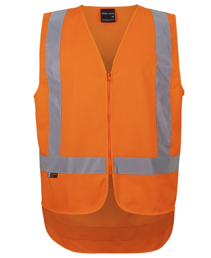 JB's Wear - Nse/Qld Rail (D+N) Zip X-Back Safety Vest - 6DVQV