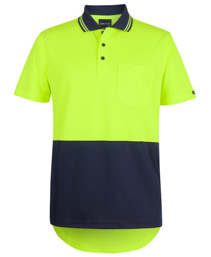 Jb's Wear - Hi Vis S/S Drop Tail Polo - 6HDS